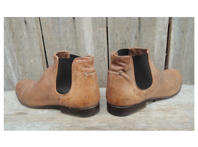 Autre Marque Botines Alberto Fasciani p 36 Marrón claro - vista 4