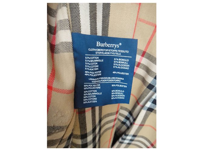 trench da uomo vintage Burberry 54 - vista 7
