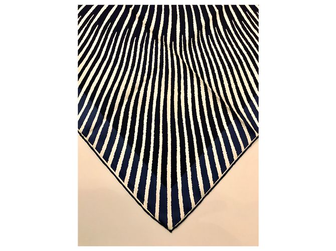 Hermès Sole Nero Bianco Blu navy - vista 10