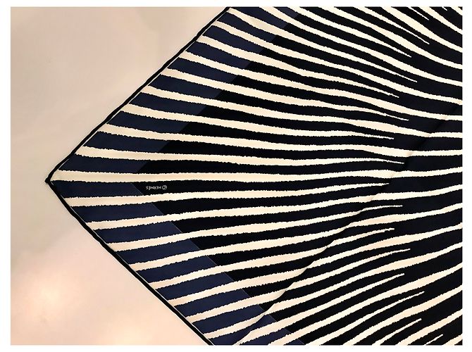 Hermès Sole Nero Bianco Blu navy - vista 2
