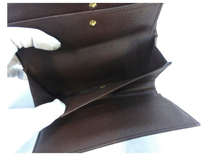 Louis Vuitton TRESOR INTL DAMIER EBENE Marrone - vista 11