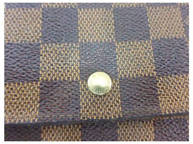 Louis Vuitton TRESOR INTL DAMIER EBENE Marrone - vista 4