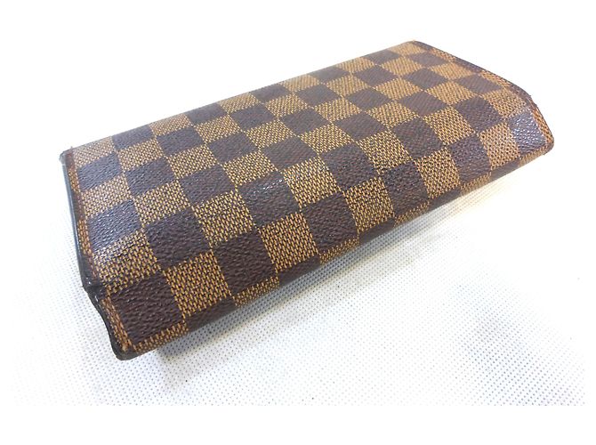Louis Vuitton TRESOR INTL DAMIER EBENE Marrone - vista 6