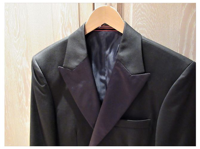 Autre Marque Matinique schwarzer Wollblazer / Jacke - Ansicht 2