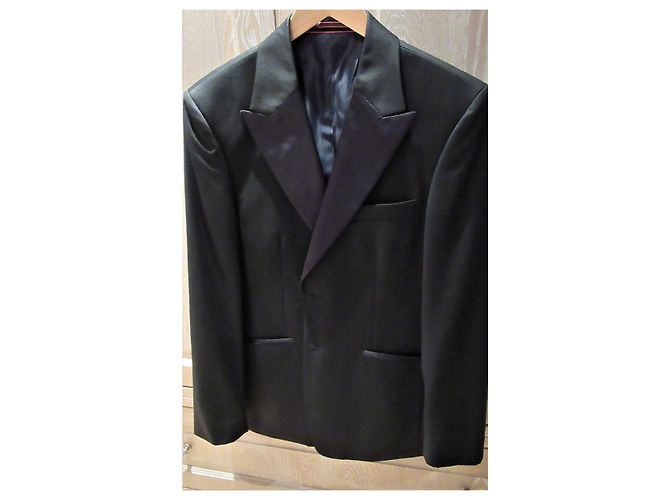 Autre Marque Matinique schwarzer Wollblazer / Jacke - Ansicht 3