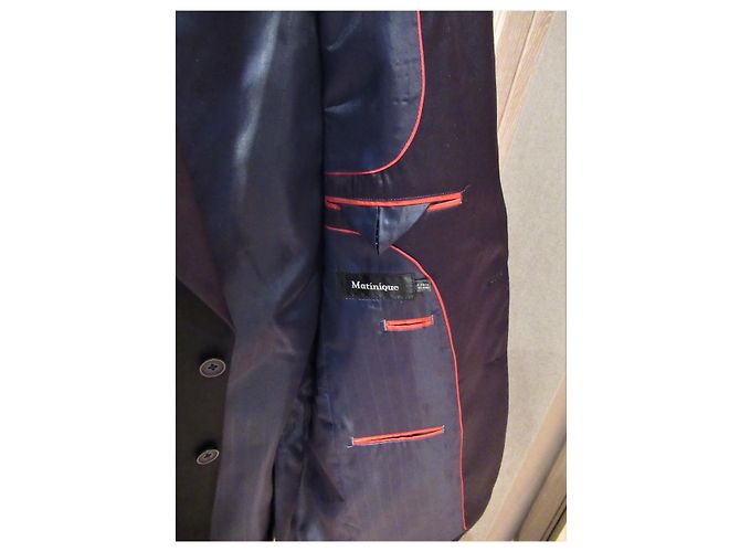 Autre Marque Matinique schwarzer Wollblazer / Jacke - Ansicht 4