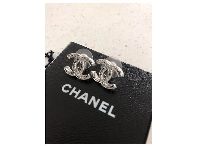 Chanel Brincos Prata - vista 4
