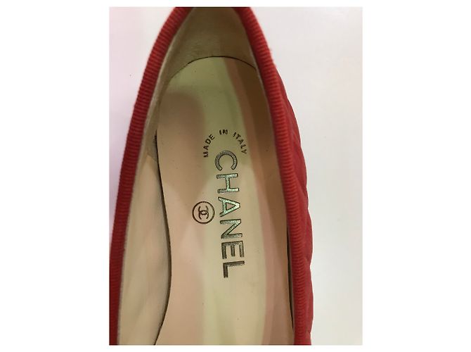 Chanel Bailarinas Roja - vista 4