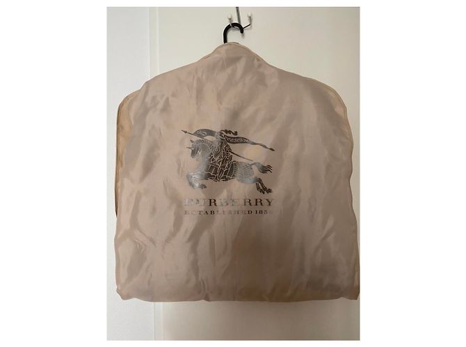 Gabardina Burberry Prorsum Khaki de Algodón Caqui - vista 3