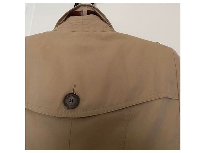 Gabardina Burberry Prorsum Khaki de Algodón Caqui - vista 6