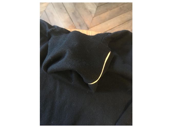 Burberry Pull col roulé noir - vue 5