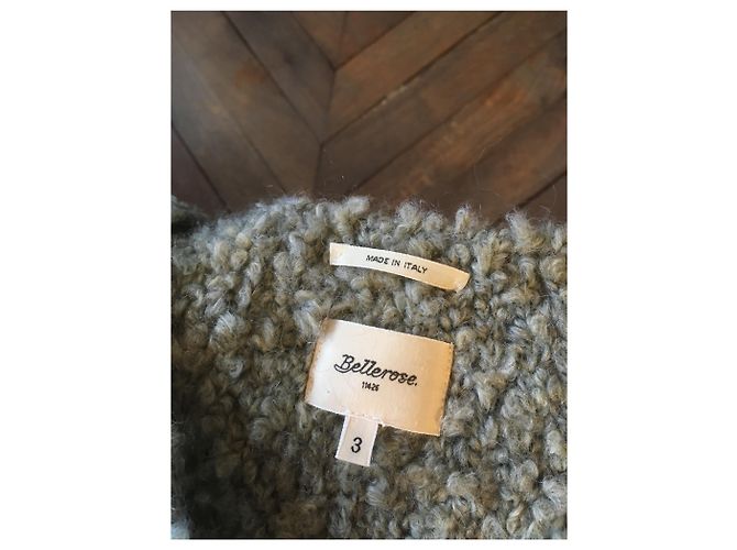 Bellerose Olivgrüne Strickjacke aus Frottee - Ansicht 2