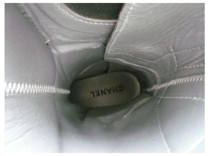 Cambon CHANEL Stivaletti biker T41 COME È Nero - vista 3