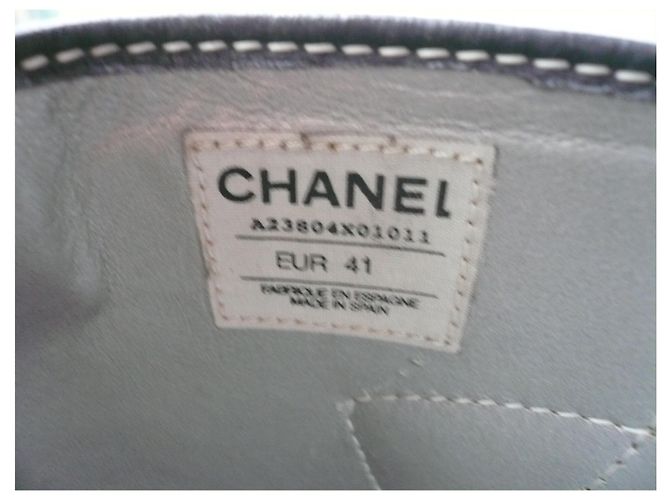 Cambon CHANEL Stivaletti biker T41 COME È Nero - vista 4
