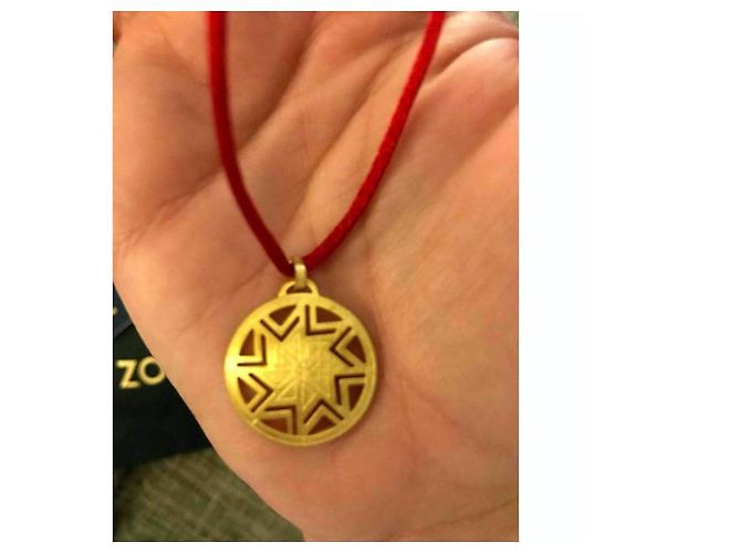 Collana ZOLOTAS mai indossata Gold hardware - vista 3