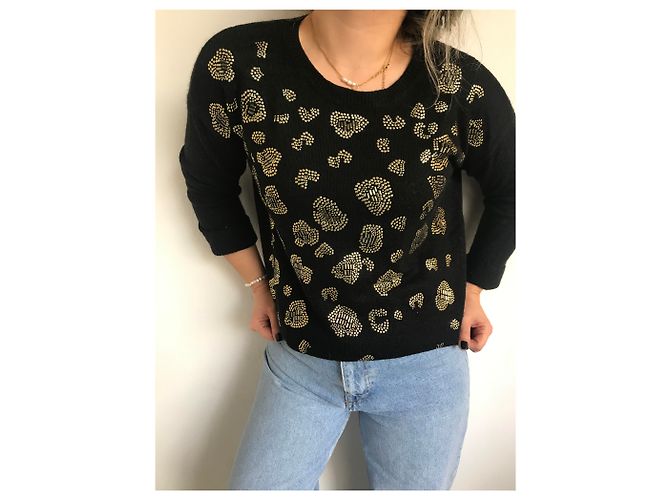 Jersey con bordado New Topshop Negro - vista 4