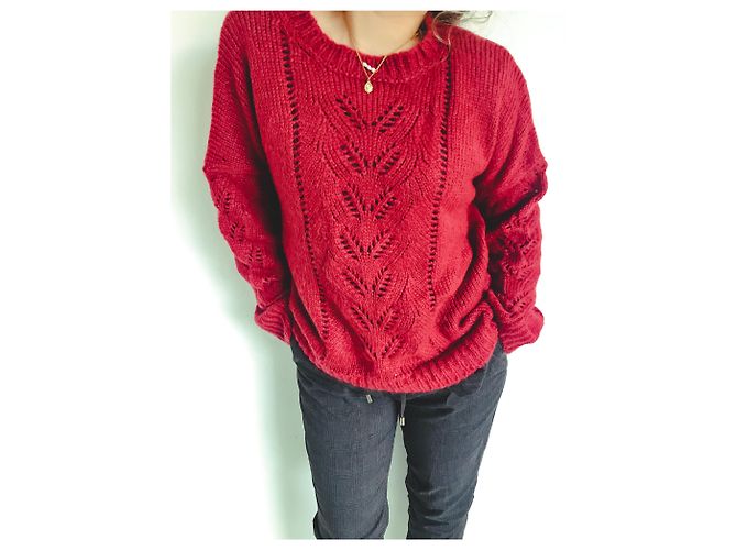 Nuevo jersey de Massimo Dutti Roja - vista 2