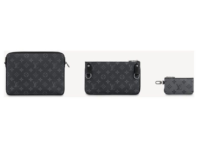 Louis Vuitton TRIO MESSENGER Grigio - vista 5