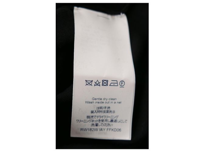 Louis Vuitton Strickkleid mit Spitzensaum Schwarz - Ansicht 7