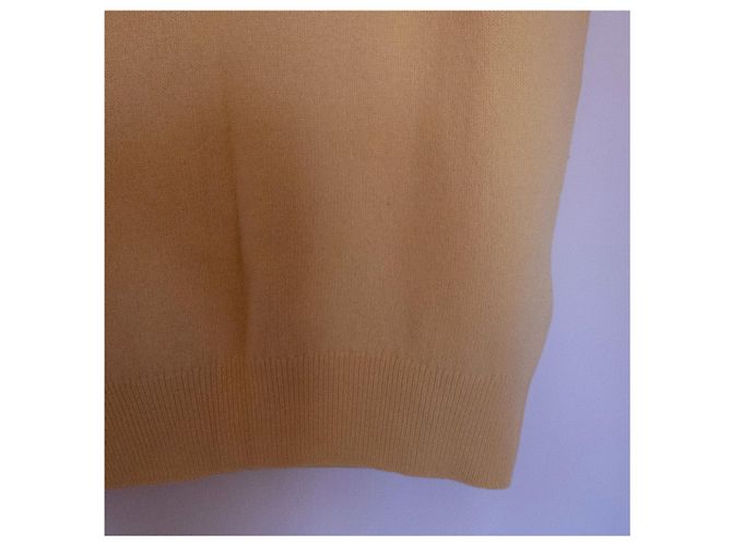 Jaeger Men's Sleeveless Lambswool Sweater Yellow - view 10