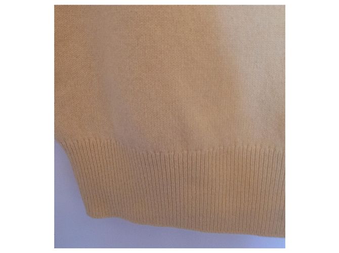 Jaeger Men's Sleeveless Lambswool Sweater Yellow - view 6