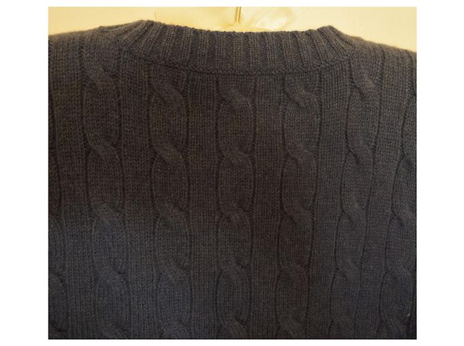 Polo Ralph Lauren Pull Garçon Maille Torsadée Bleu - vue 10
