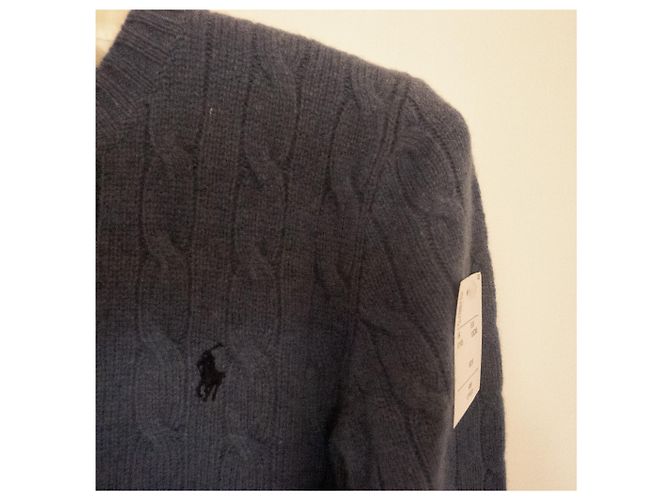 Polo Ralph Lauren Pull Garçon Maille Torsadée Bleu - vue 5