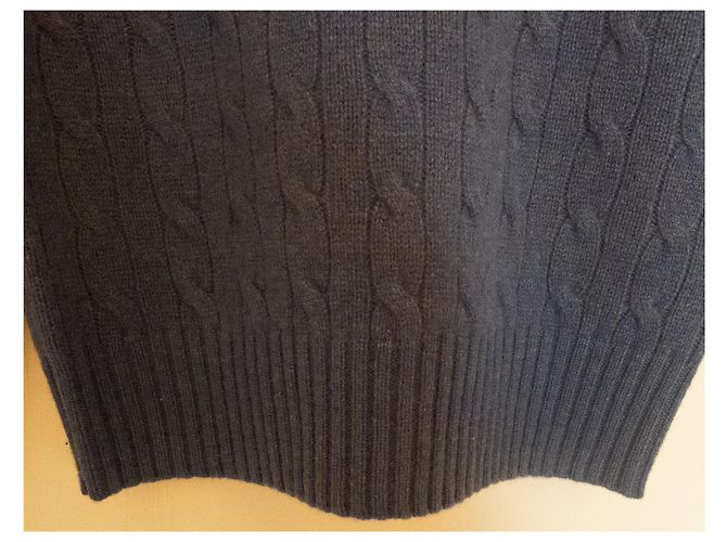 Polo Ralph Lauren Pull Garçon Maille Torsadée Bleu - vue 8