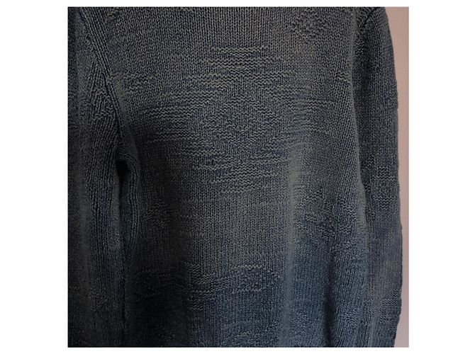 Polo Ralph Lauren Pullover aus blauer Baumwolle mit Rundhalsausschnitt - Ansicht 11