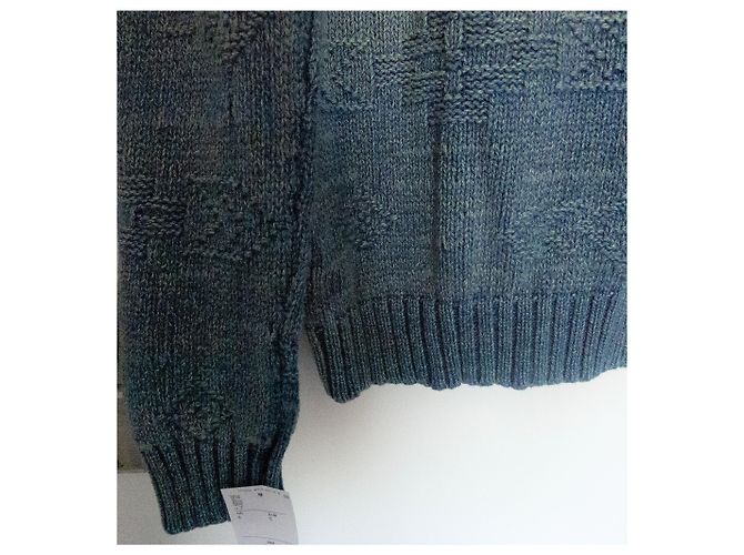 Polo Ralph Lauren Pullover aus blauer Baumwolle mit Rundhalsausschnitt - Ansicht 12