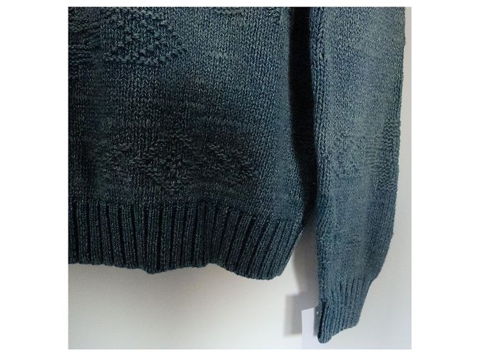 Polo Ralph Lauren Pullover aus blauer Baumwolle mit Rundhalsausschnitt - Ansicht 5
