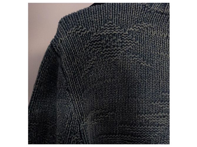 Polo Ralph Lauren Pullover aus blauer Baumwolle mit Rundhalsausschnitt - Ansicht 9