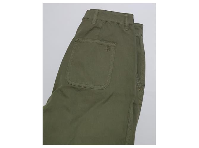 Pantalones bootcut Tory Burch verde algodón - vista 3