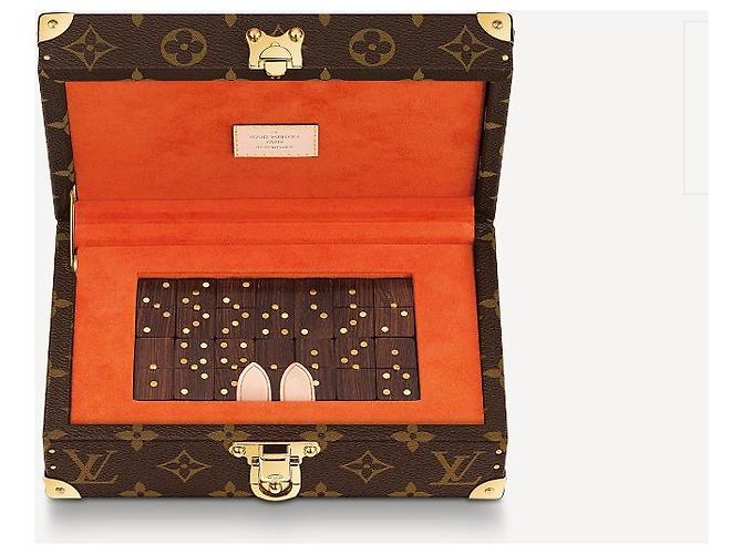 Louis Vuitton Set di Domino Monogramma con Scatola Marrone - vista 2