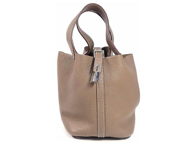 Hermès HERMES Picotin Lock PM Borsa da donna Etooope x hardware argento Silver hardware - vista 2