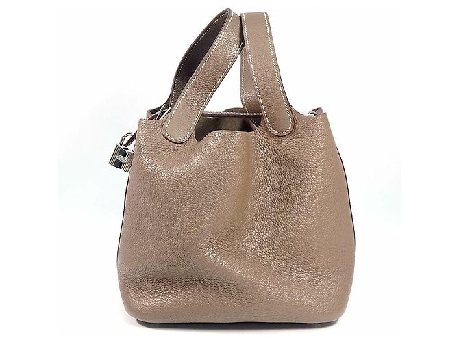 Hermès HERMES Picotin Lock PM Borsa da donna Etooope x hardware argento Silver hardware - vista 4