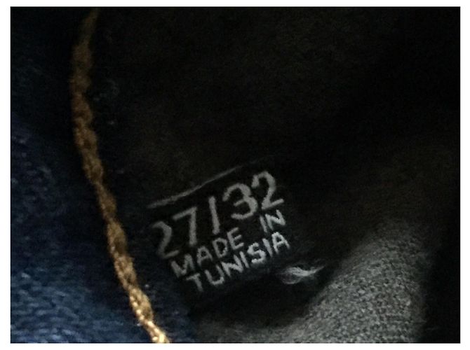 Trussardi Vaqueros con puños desgastados artificialmente 27/32 Azul - vista 5