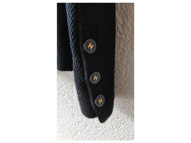 JUPE CHANEL TAILLEUR. Noir - vue 11