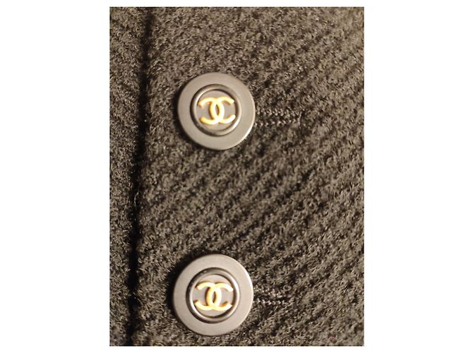 JUPE CHANEL TAILLEUR. Noir - vue 9