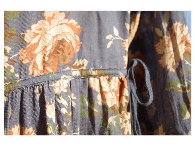 Swildens schwillt langes Kleid an Anthrazitgrau - Ansicht 5