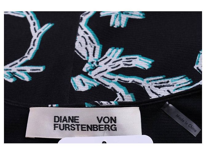 Diane Von Furstenberg Kleid Mehrfarbig Polyamid Größe S Mehrfarben - Ansicht 3