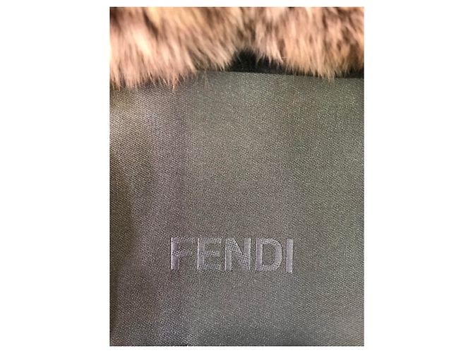 Fendi Kurzjacke mit Chinchilla Kragen Mehrfarben - Ansicht 5