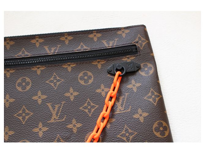 Louis Vuitton SS19 A4 par Virgil Abloh Marron Orange - vue 4