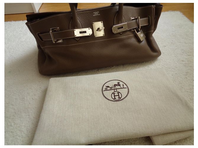 Birkin Hermès Borse Taupe - vista 5