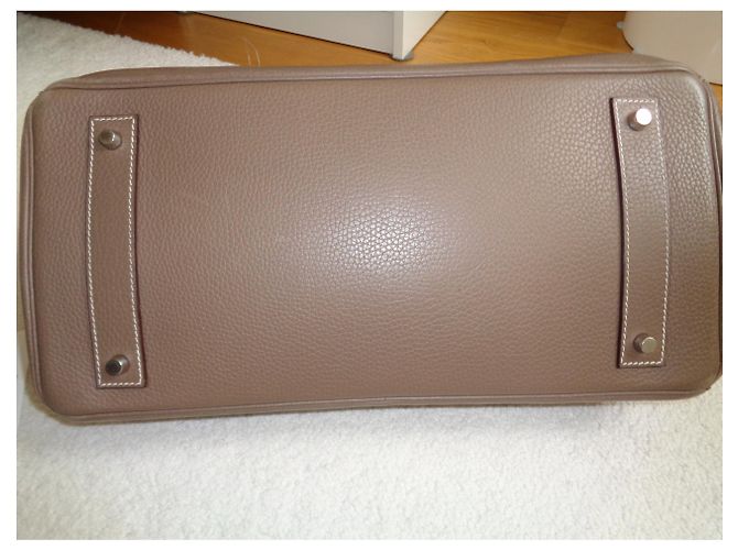 Birkin Hermès Borse Taupe - vista 7