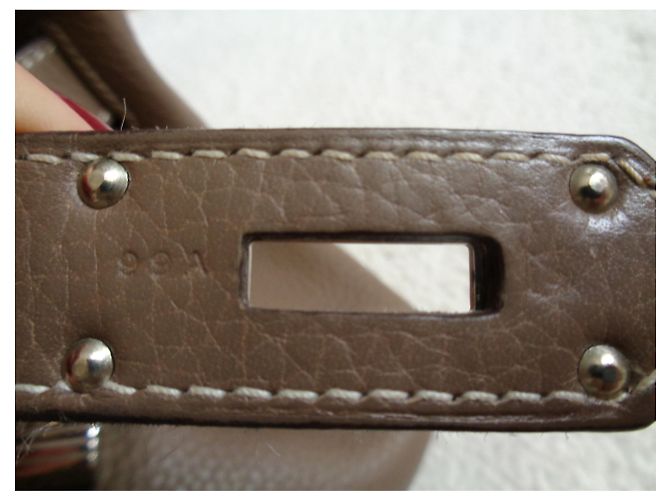 Birkin Hermès Borse Taupe - vista 8