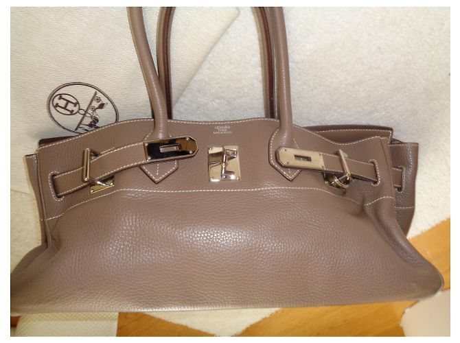 Birkin Hermès Borse Taupe - vista 9