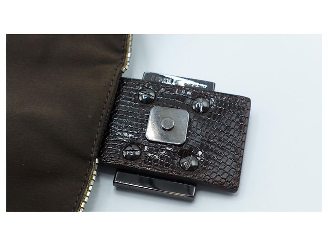 Fendi Paillettes Mamma Baguette Metallico - vista 10