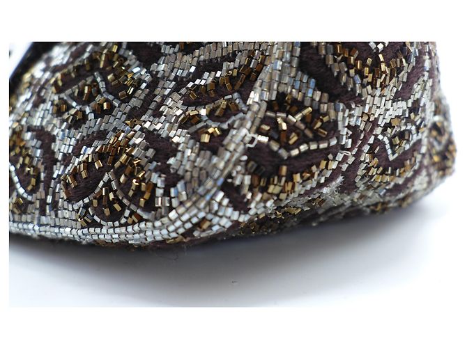Fendi Paillettes Mamma Baguette Metallico - vista 8
