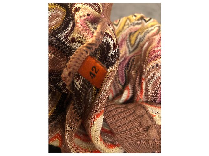 Conjunto M Missoni Cardigan 2 en 1 Marrón Algodón Castaño - vista 14